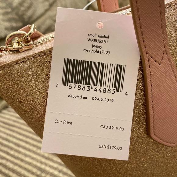 Kate spade small glitter satchel and cardholder - Picture 3 of 6